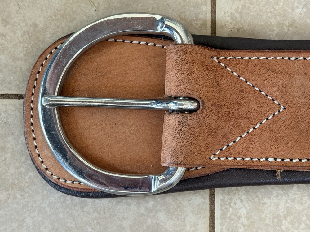 Never Used 36” Tooled Leather Roping Cinch