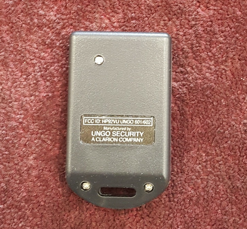 Ungo SAA3100 2 Button Remote for use on Select UNGO Security Systems * NEW