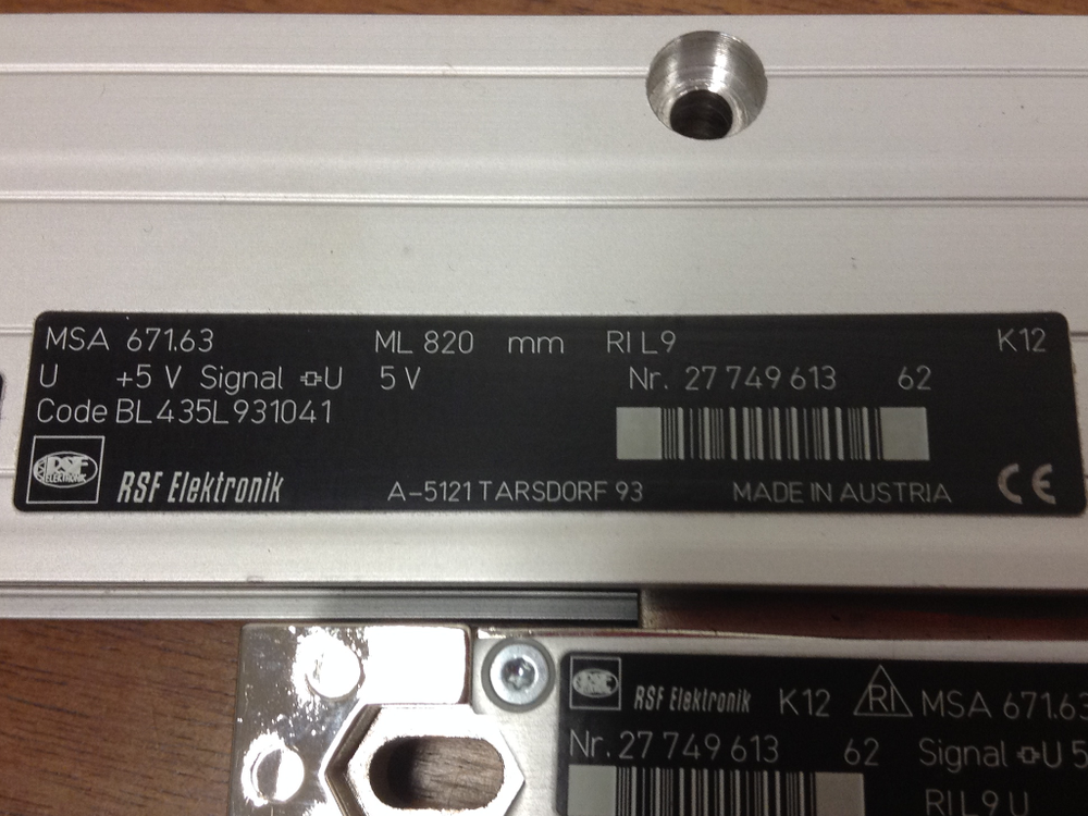 RSF Elektronik - P/N: MSA-671.63 - Linear Encoder