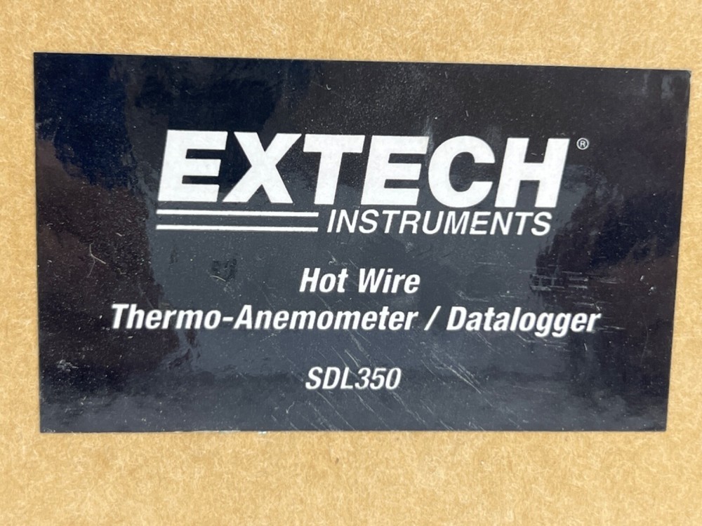 EXTECH SDL350 HOT WIRE THERMO ANEMOMETER DATALOGGER