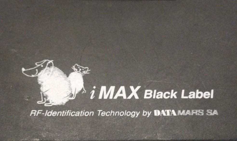 DataMars ResQ Pet Tracking System iMAX Black Label RF-Identification Chip Scan