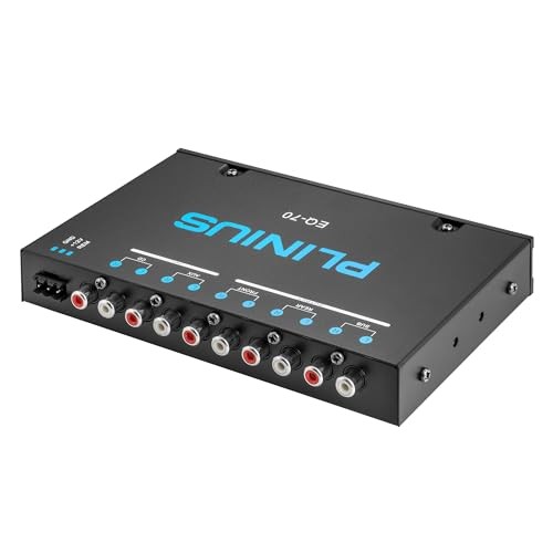 7-Band Car Audio Equalizer 1/2 DIN Pre-Amp，with CD/AUX Input Select