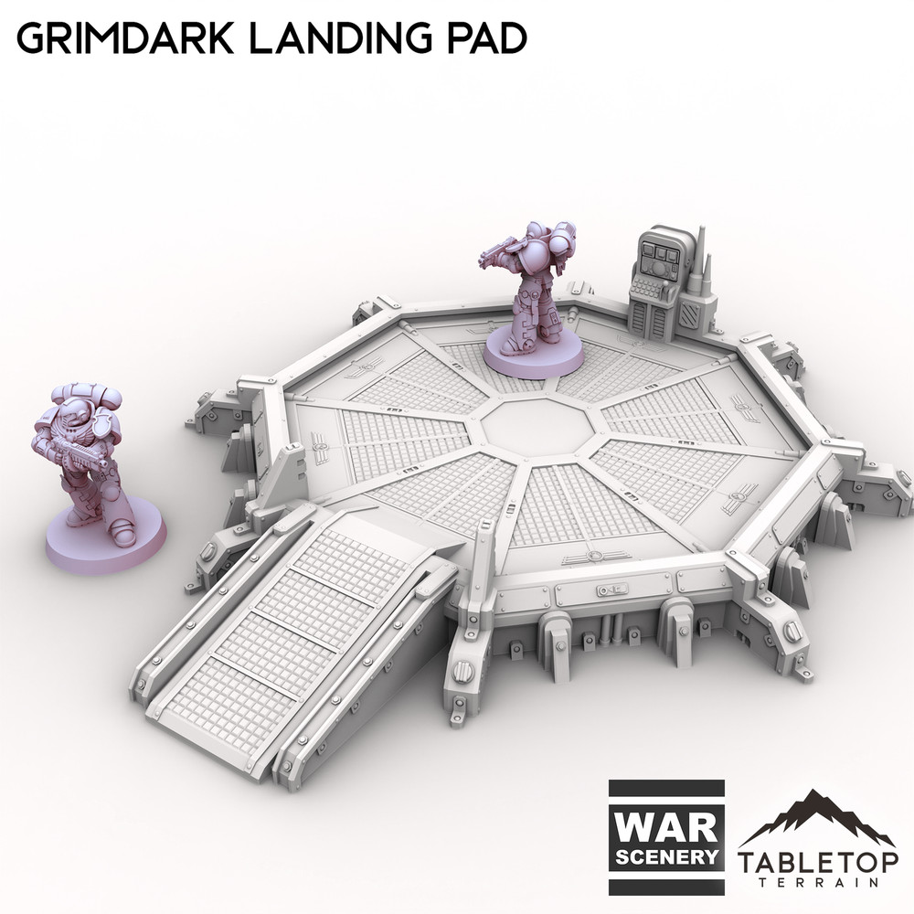 Grimdark Landing Pad - Grimdark Gothic Wargaming Tabletop