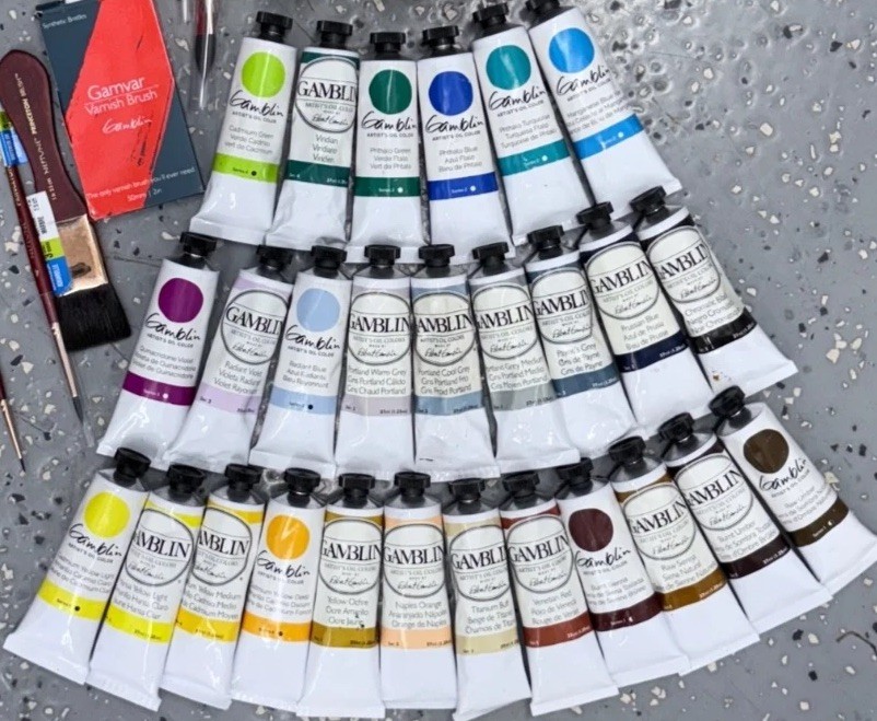 Gamblin Artists' Oil Paint; 37 ml tubes, 50+ Colors - Choose From Drop Down Menu