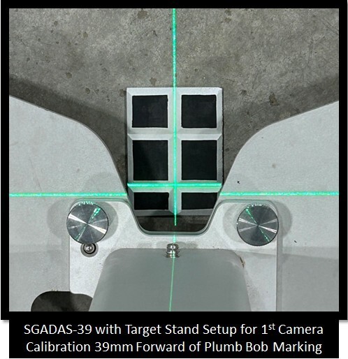 ADAS Mobile Static Calibration Laser Measuring Reusable Floor Markers - Full Set