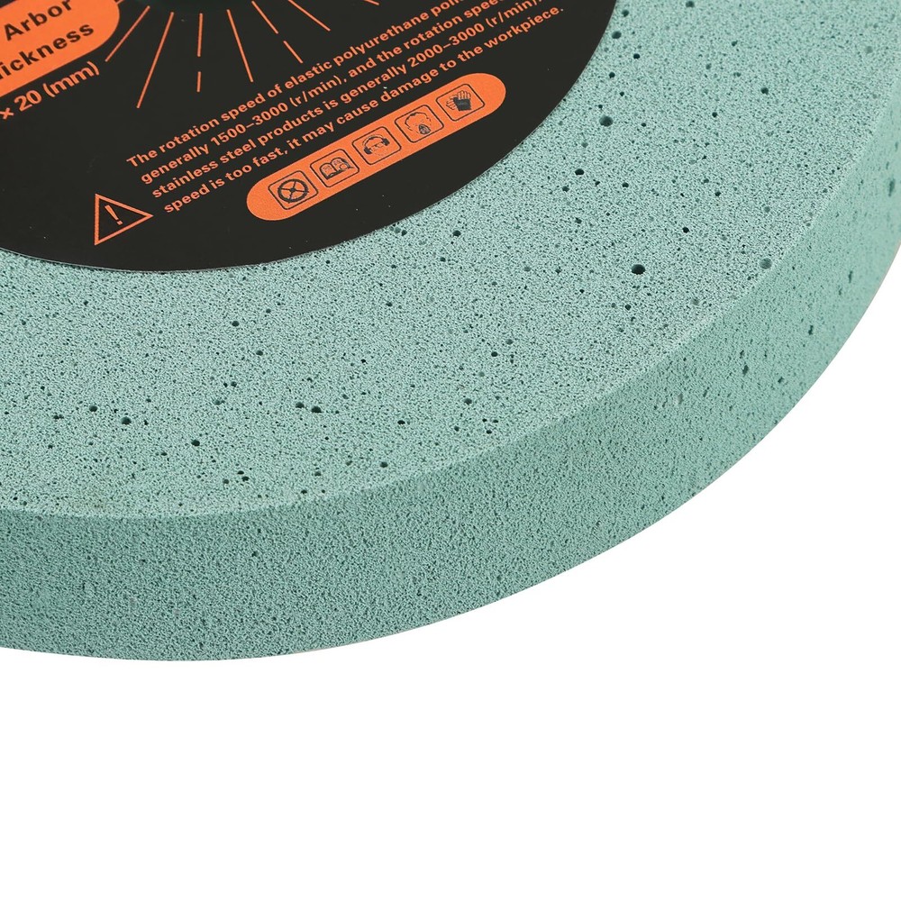 Elastic Polyurethane Buffing Wheel 6 Inch 2000 Grit. for Bench Grinding Wheel...