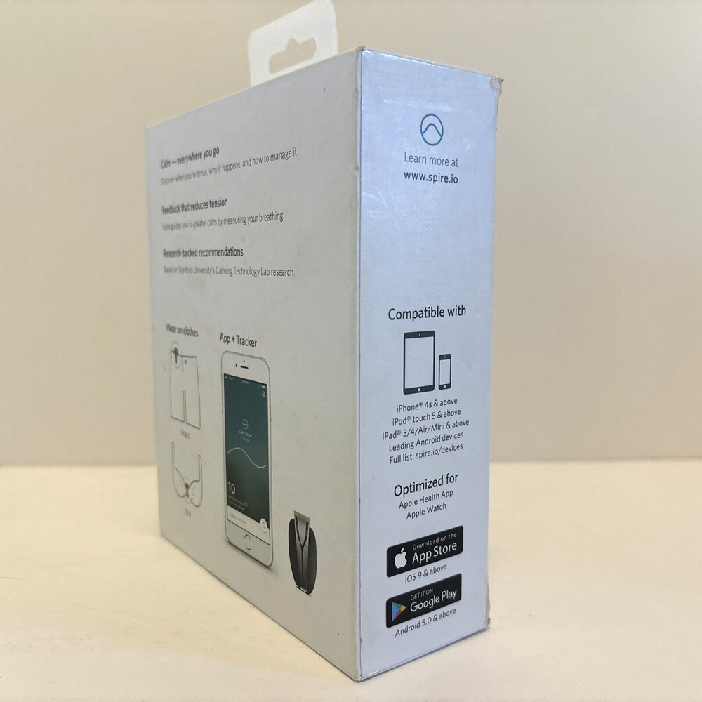 SPIRE Mindfulness & Activity Tracker DISCOVER CALM For Apple, Android & More