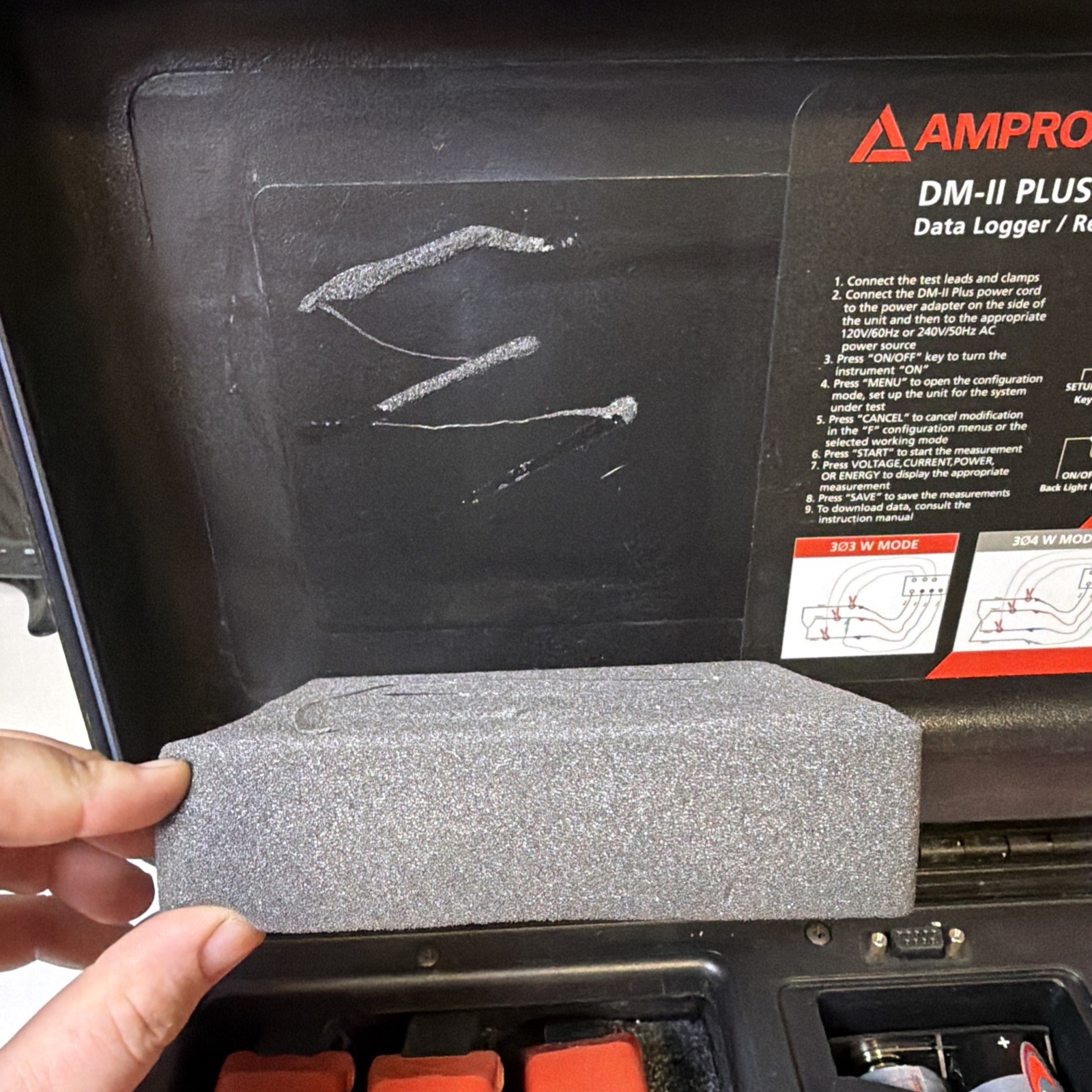 New Amprobe DM-II Plus Data Logger / Recorder Power Supply Probes