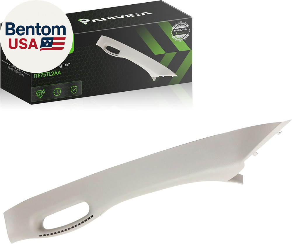 Front Left a Pillar Grab Handle Molding Trim Compatible with 2002-2010 Dodge Ram