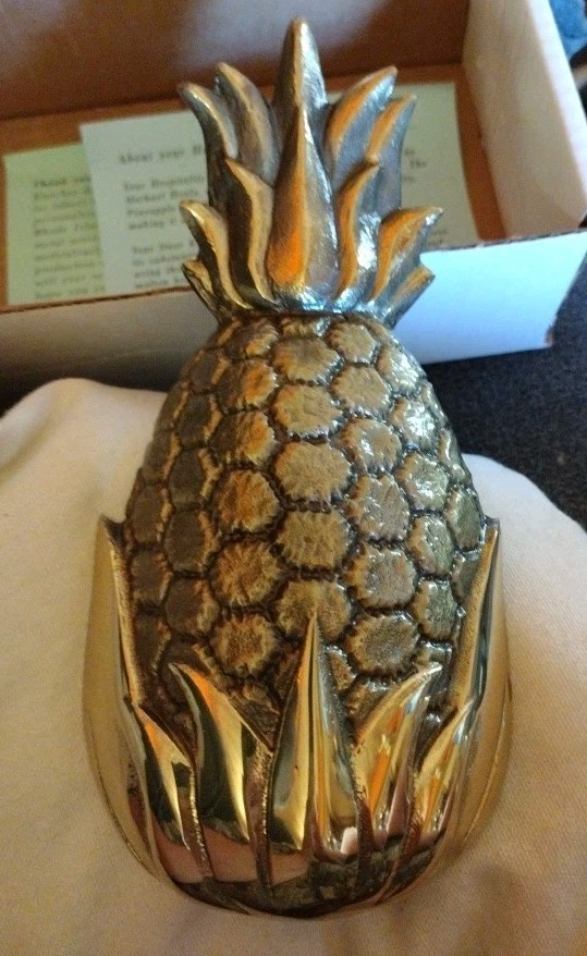 Pineapple Door Knocker by Michael Healy -Solid Brass (Premium Size ) New