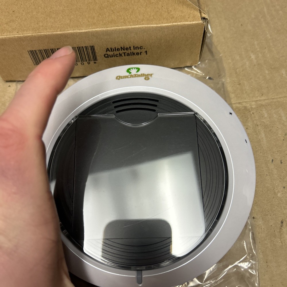 AbleNet Quick Talker Version 1 Communicator Single Message Speech Tablet Device