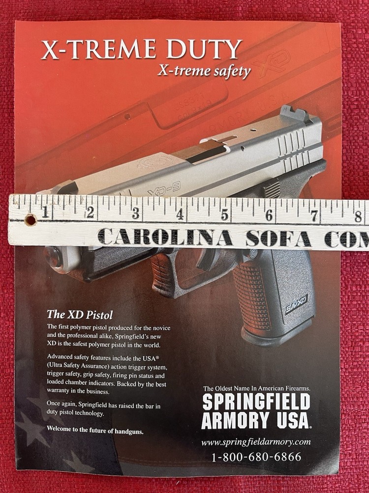 2003 Print Ad Springfield Armory X D Pistol Print Advertisement