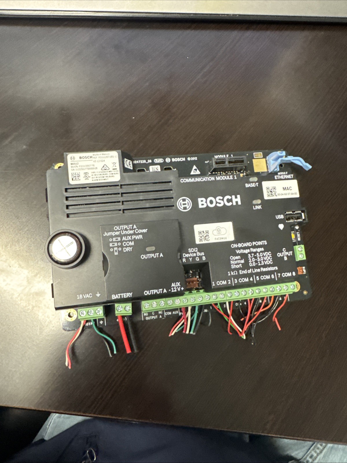 BOSCH B6512 Alarm Panel Tested & Working Clean