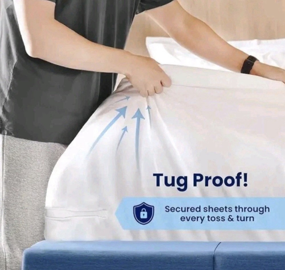 Lock Sheet Holders Keep Sheets Tight Heavy Duty Bed Sheet Holder Corner - Gray