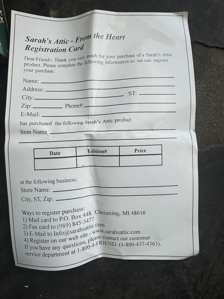 Sarah's Attic Snowonders Figurine