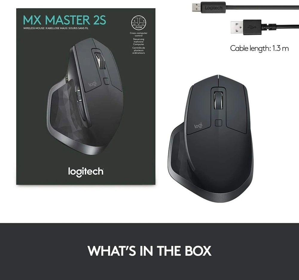 Logitech MX Master 2S Wireless Mouse 910-005965 NEW