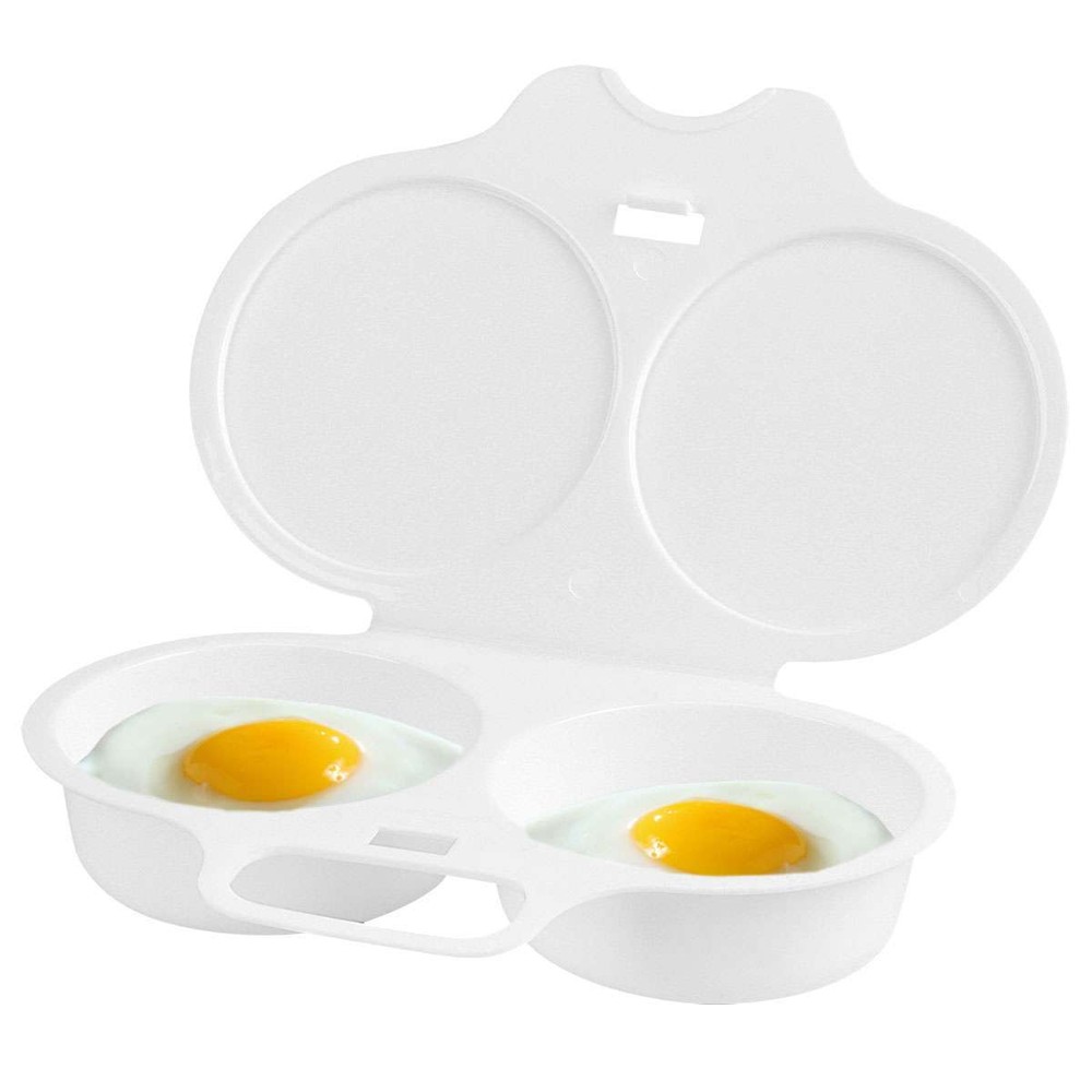 Poached Egg Maker Microwave Egg Steamer DIY Eggs Round Poached Eggs 2 Eggs