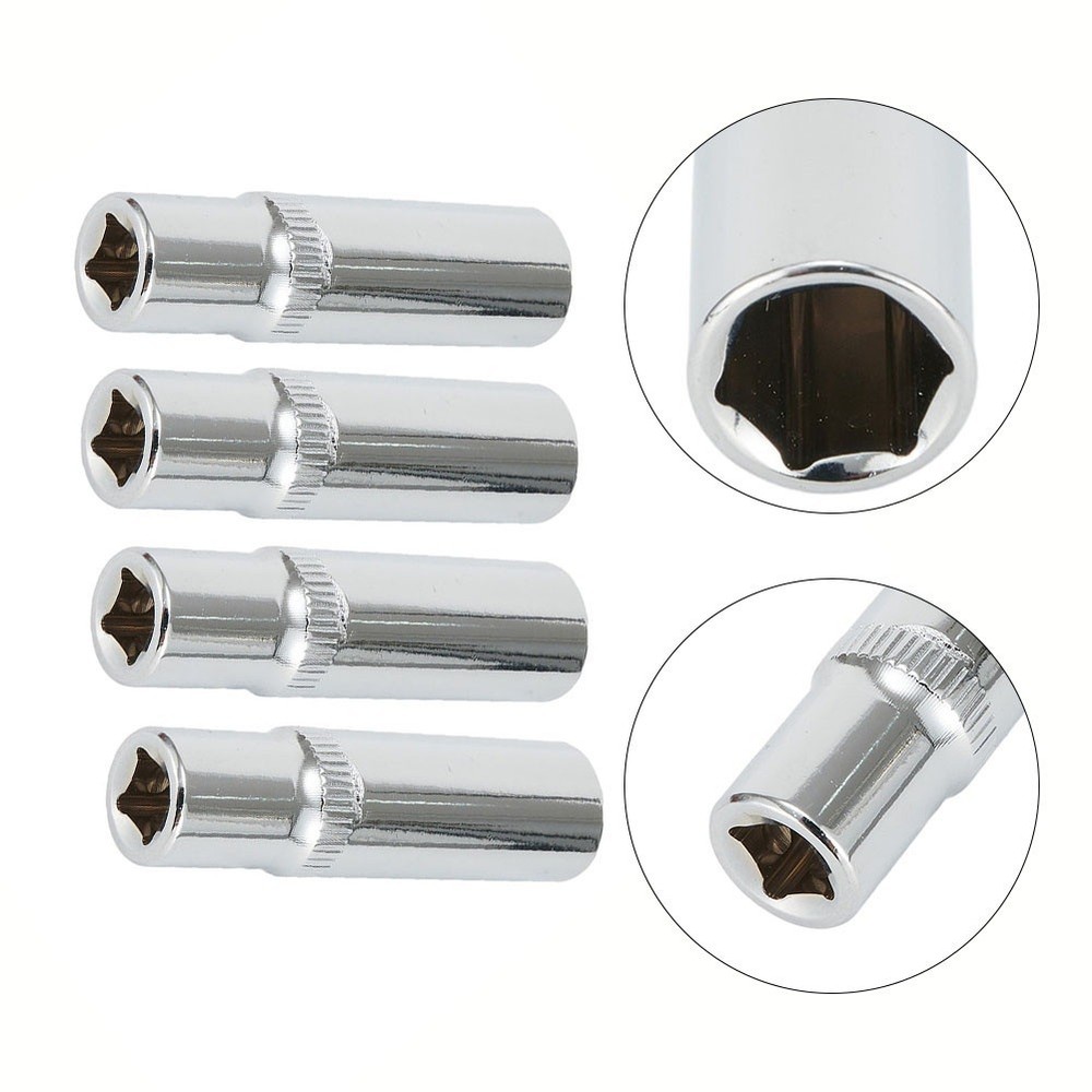 Deep Sockets Deep Sockets Deep Sockets High Grade Chrome Vanadium Steel Socket