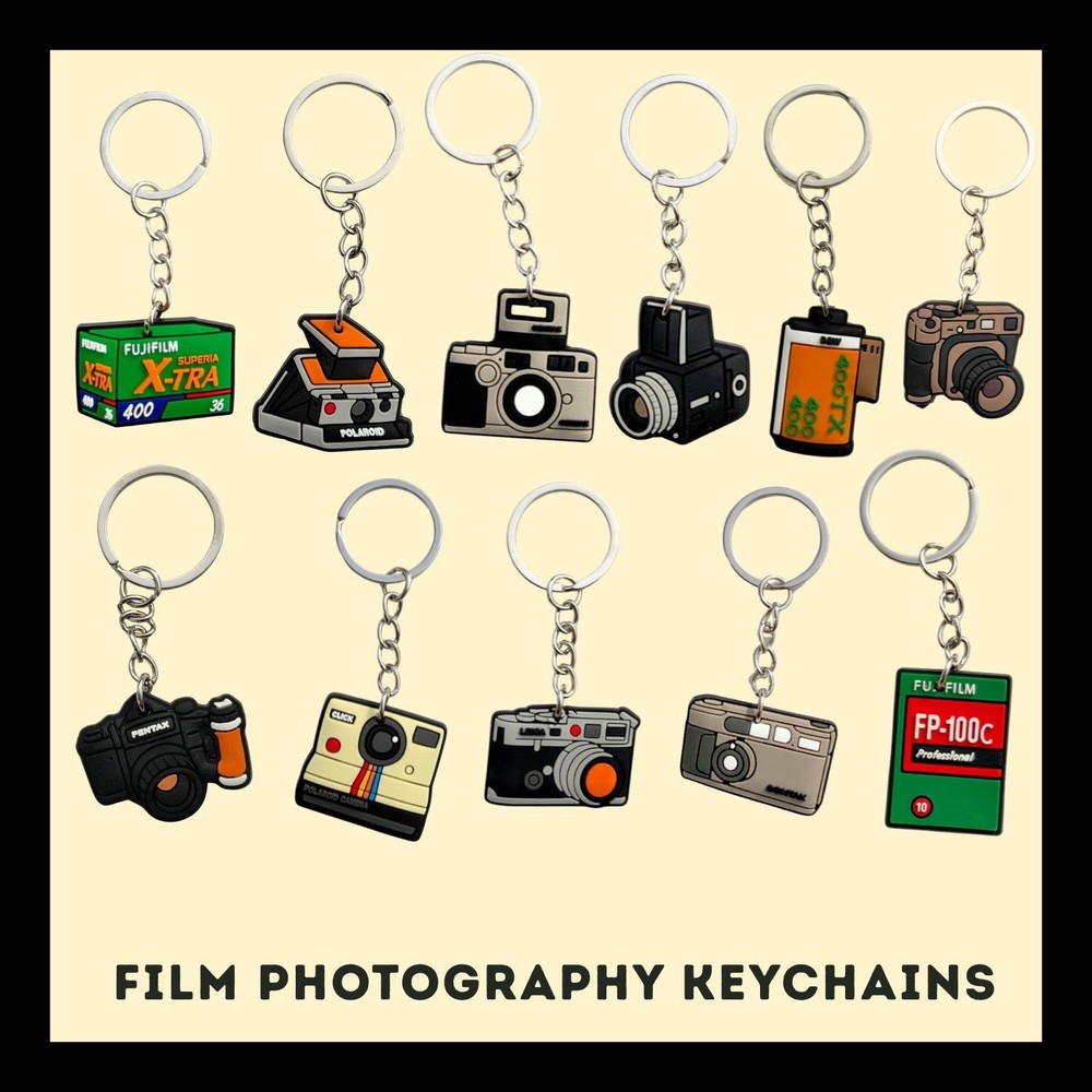 Film Camera Keychains - Multiple Styles Available!