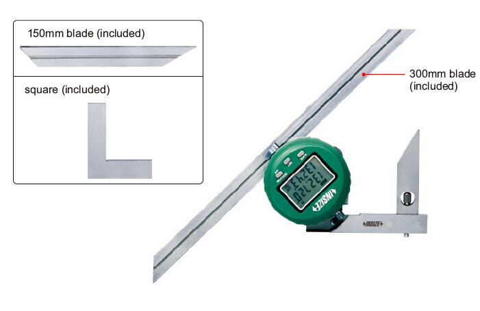 Insize Electronic Digital Protractor, 0-360 (2172-360A)