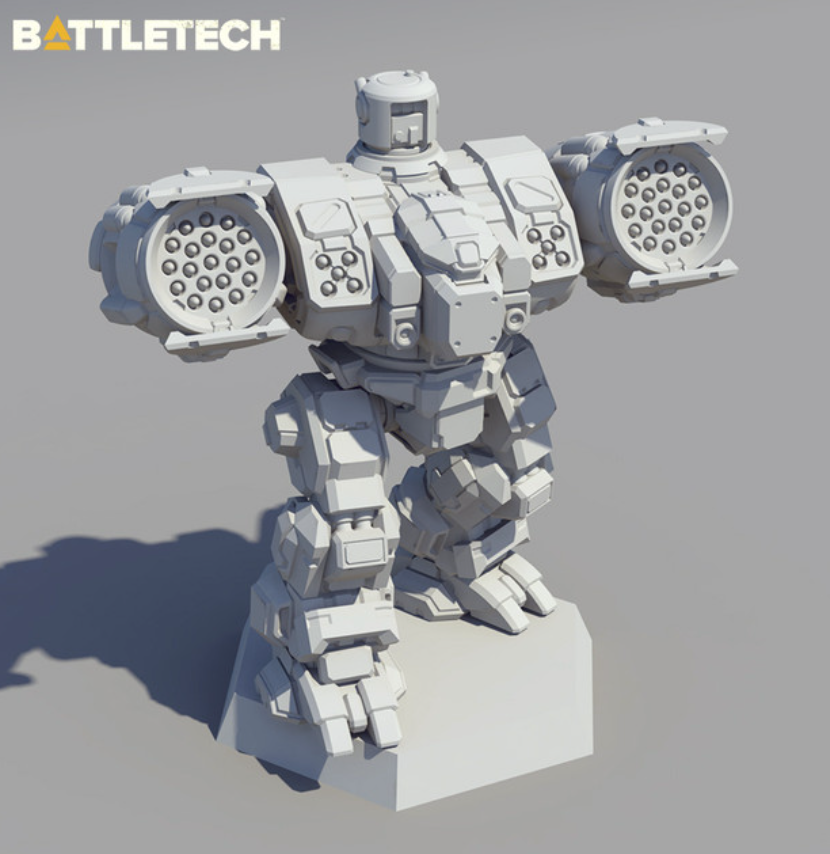 Battletech Longbow Assault Mech + Pilot Cards IS Kickstarter Fire Lance Phalanx