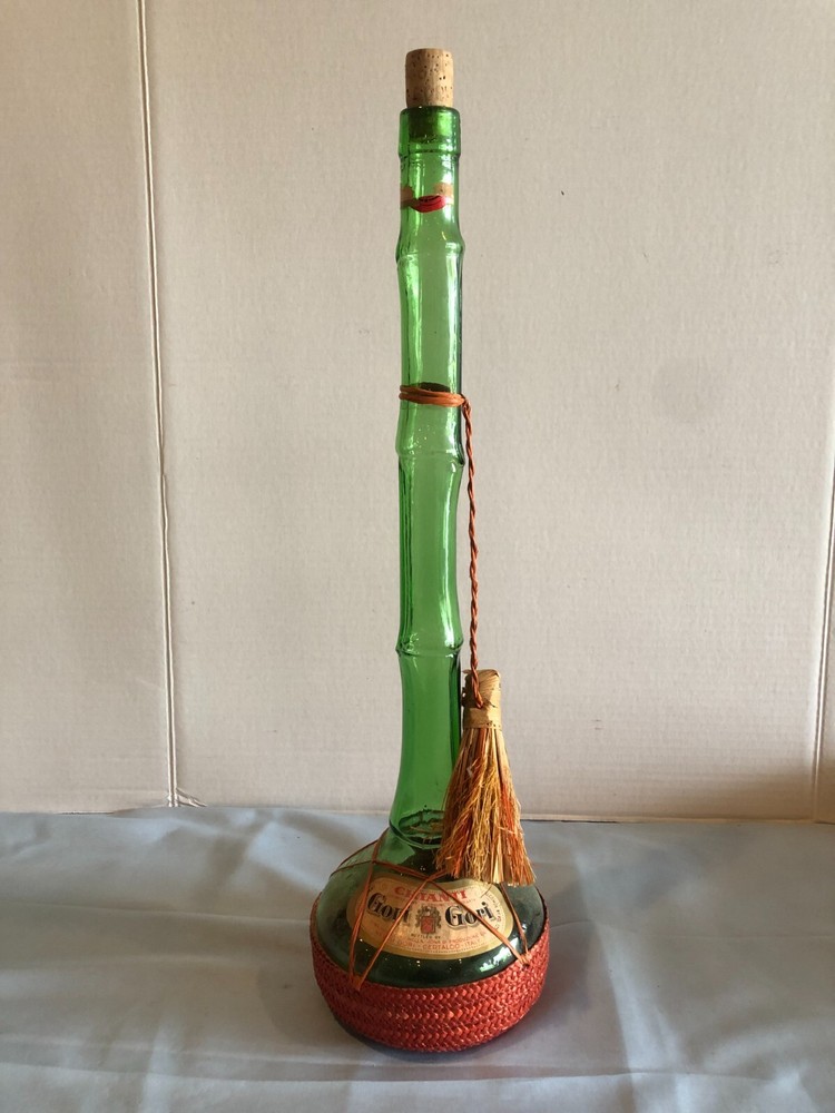 Chianti Gori Gori 20"H Green Wine Bottle EMPTY