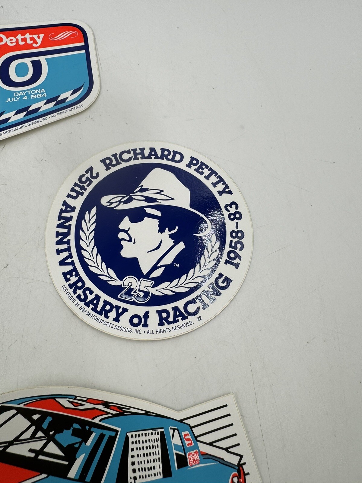 Vintage 1992 Fan Appreciation Tour Richard Petty Decal Collection Introductory