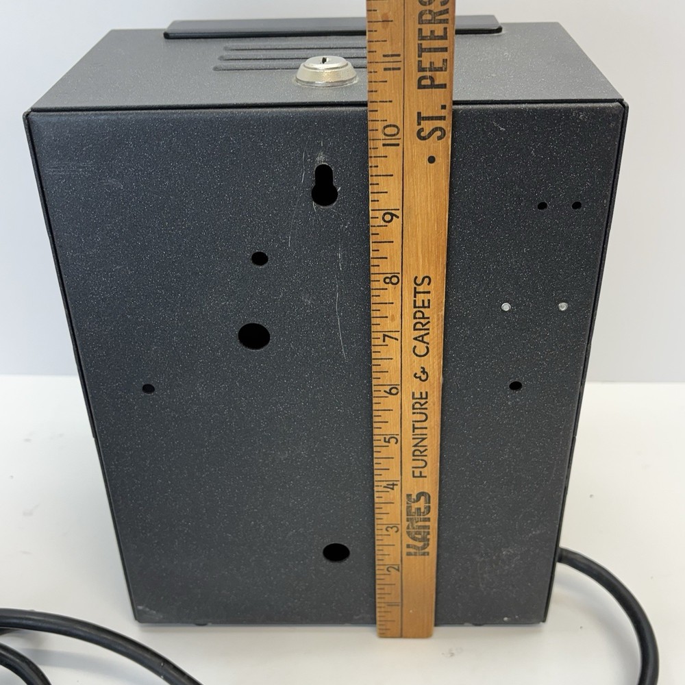 Lathem 4001 Analog Time Recorder Automatic Punch Time Clock No Key