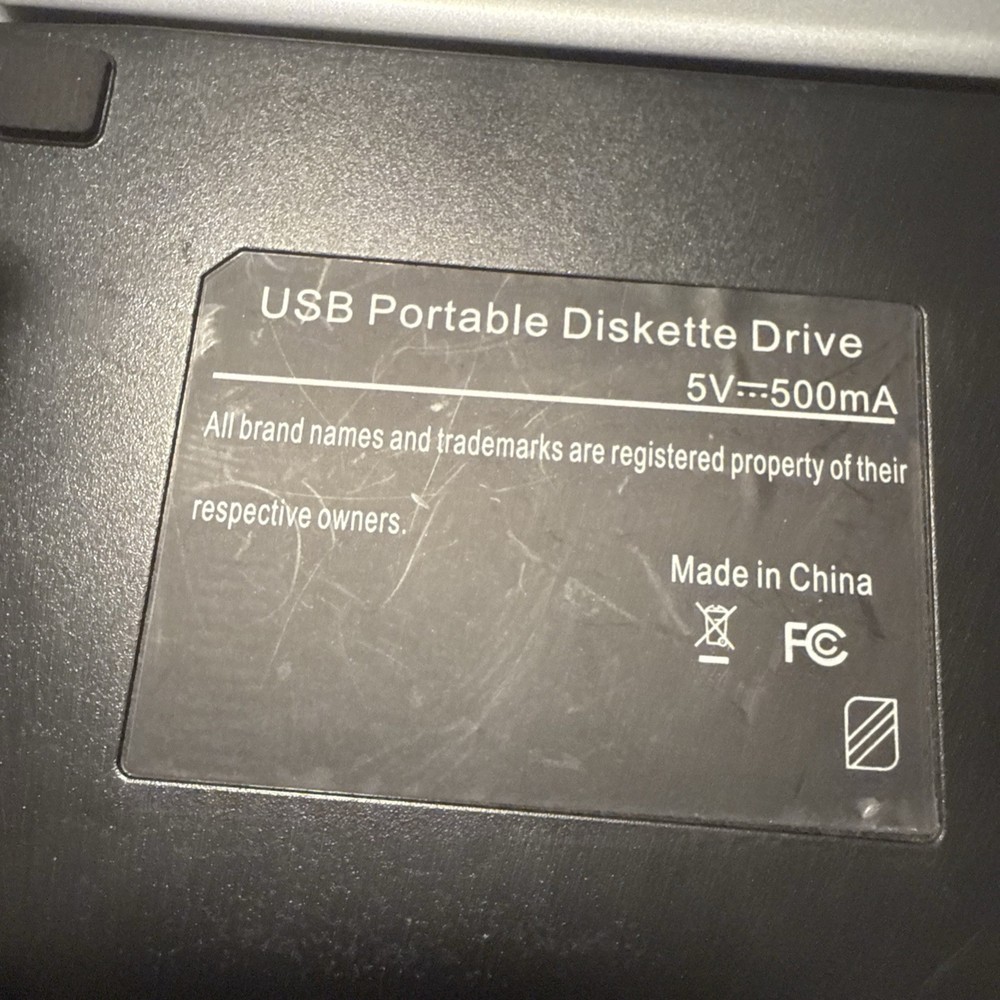 USB Floppy Disk Drive 2 different not tested