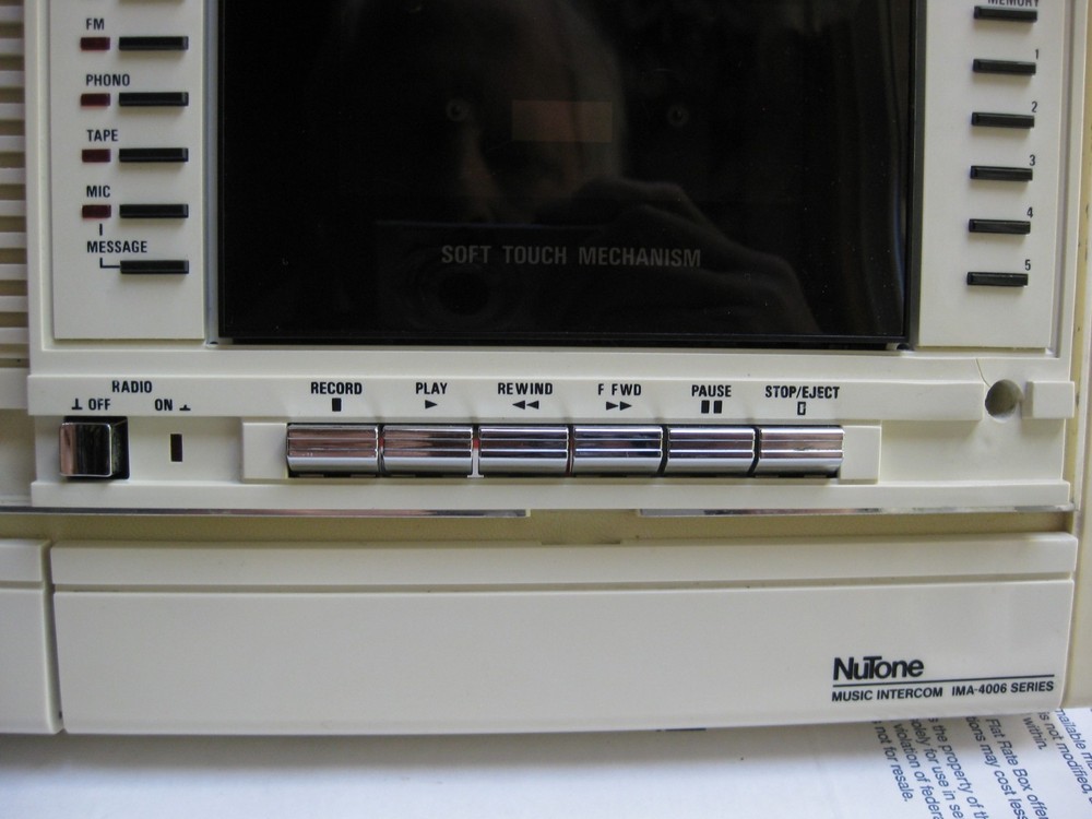 Nutone Intercom Master IMA 4006WH