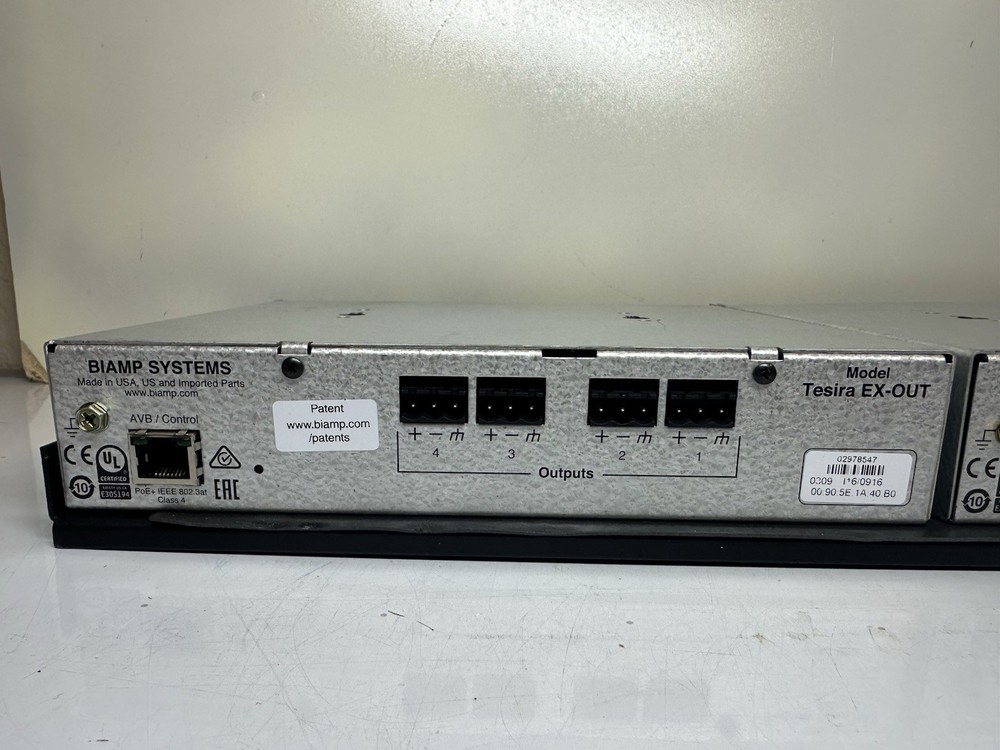 Biamp Tesira EX-AEC & EX-OUT - UNTESTED