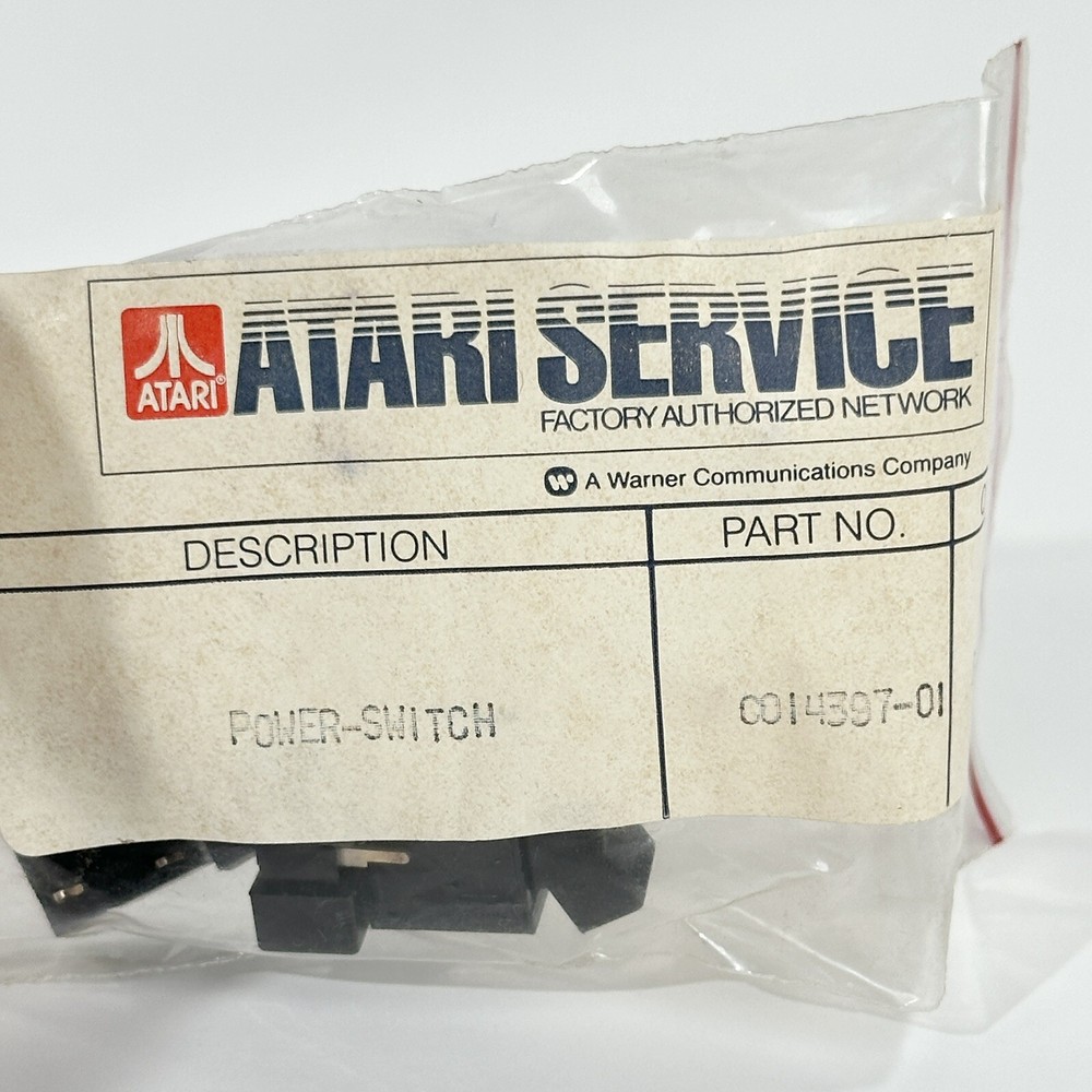 Genuine Atari 800 Computer POWER SWITCH OEM Replacement Service Part C014397-01