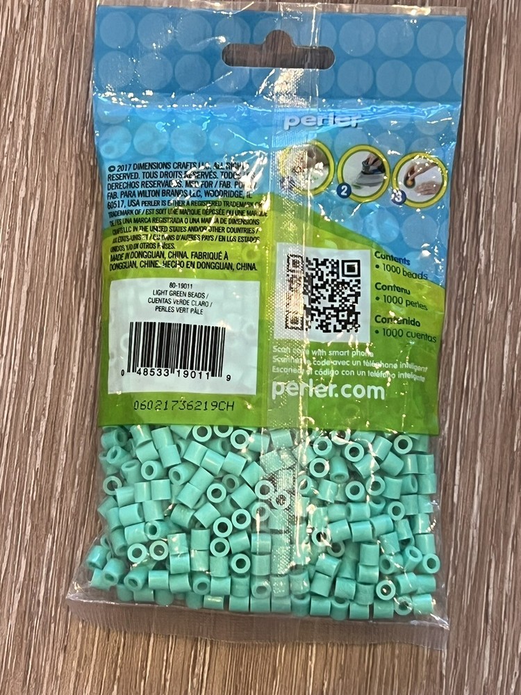 Perler Fusing Beads 1000 Piece - Light Green