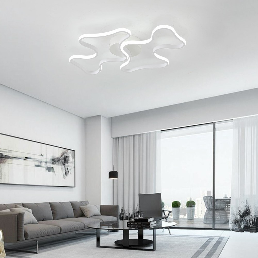 Ceiling Light Modern Cloud Style Flush Mounted LED Lamp for Indoor Decoration US