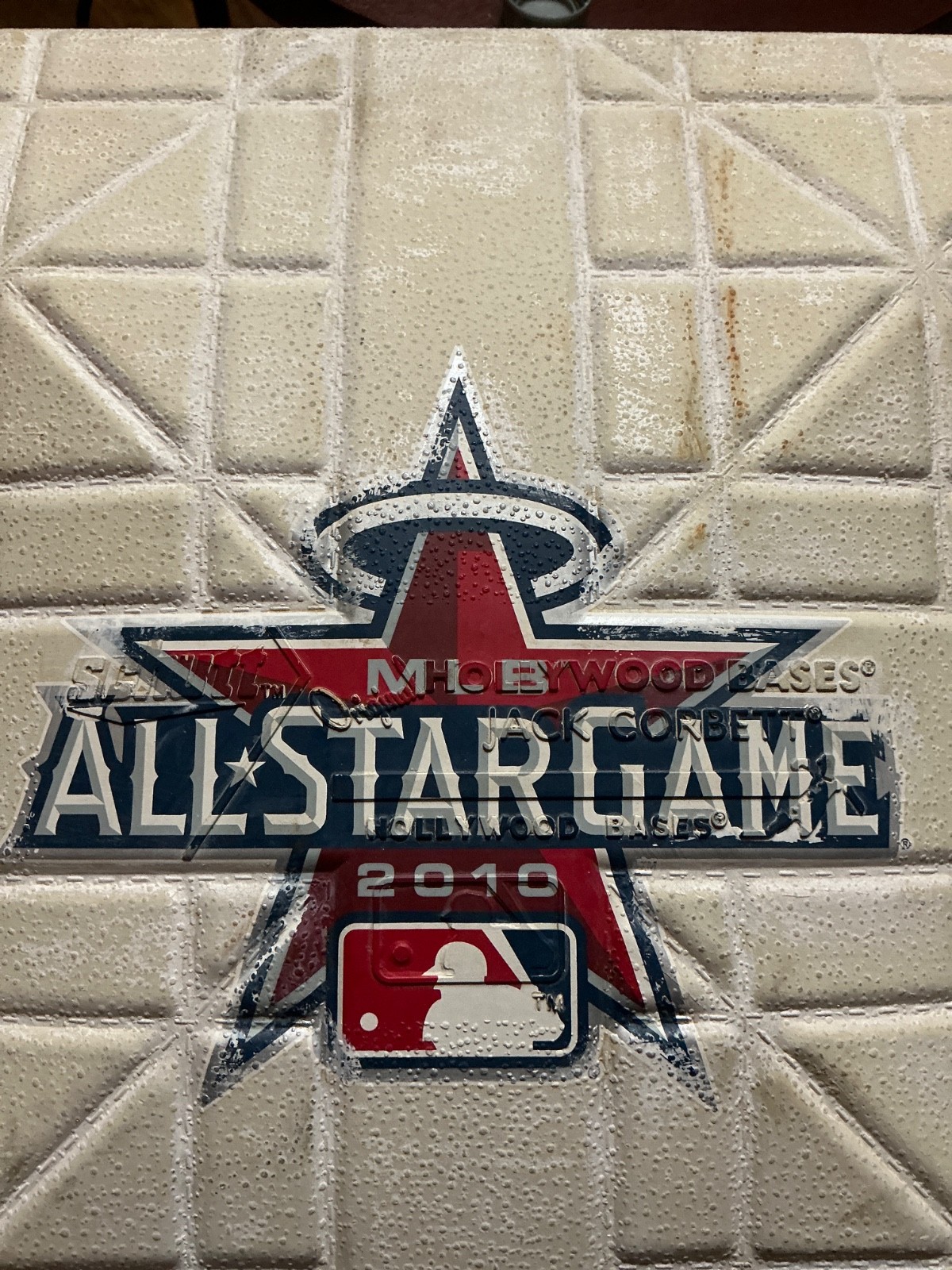2010 MLB ALL STAR GAME GAME USED BASE VERY RARE