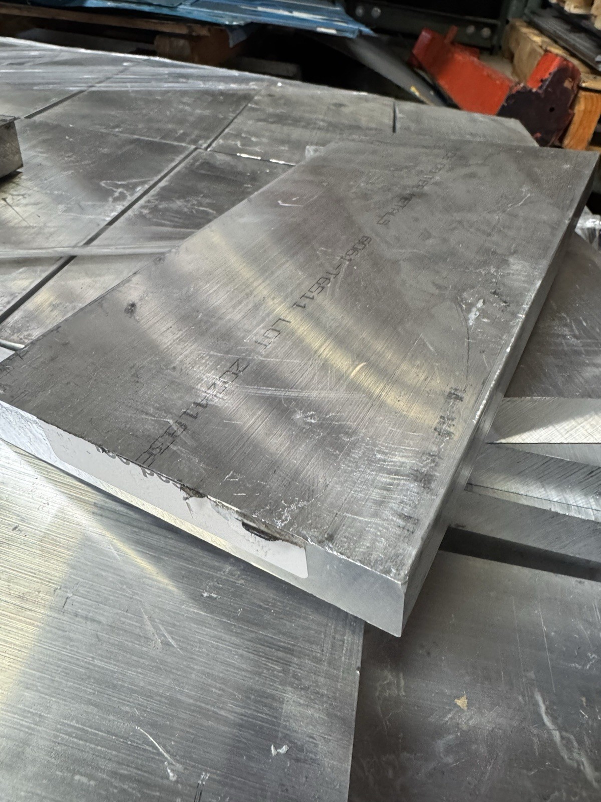 Aluminum 6061-T6511 Plate 1" x 6.5" x 12.25"