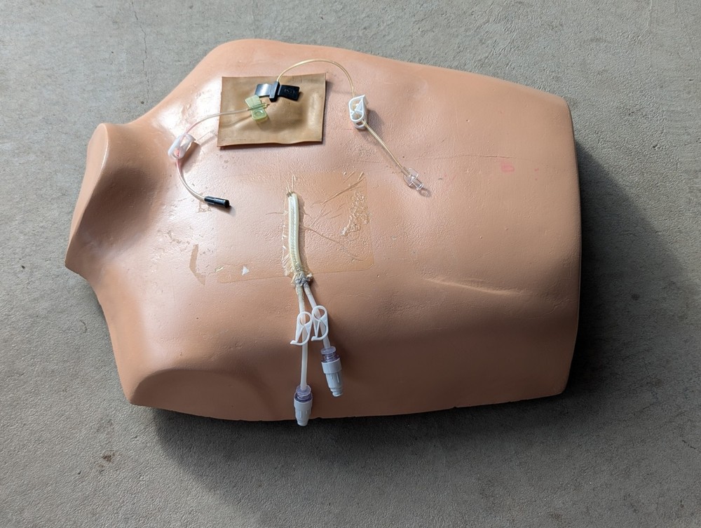 Nursing Teaching Mannequin Ned Chest Vascular Access Training Aid