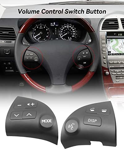 Steering Wheel Volume Control Switch Button Left and Right Fit for Lexus ES350