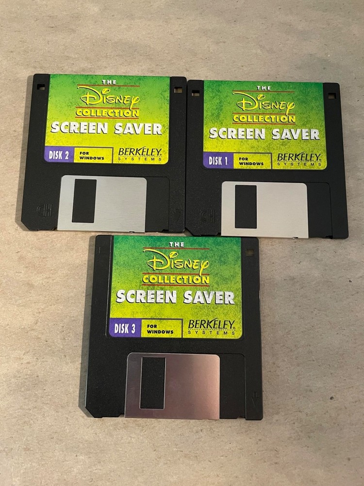 Disney Collection Screen saver (PC, 1993) Complete