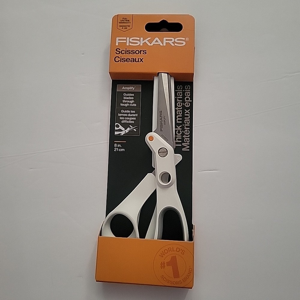Fiskars Amplify 8" Mixed Media Shears Scissors