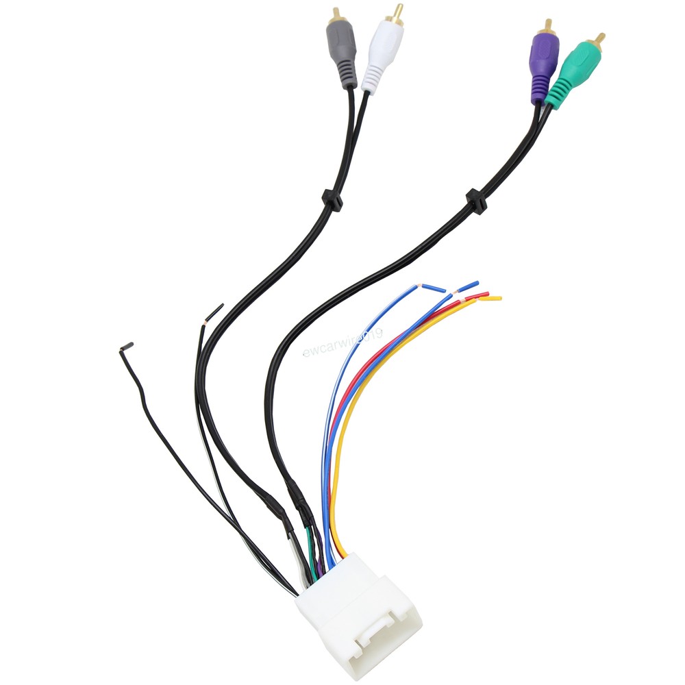 Radio Wire Harness AMP Integration 4RCA Adapter For 2000-2005 Lexus IS300 ES300