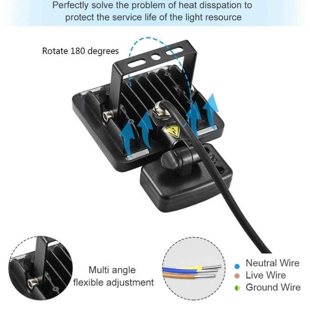 10W LED Motion Sensor Flood Lights