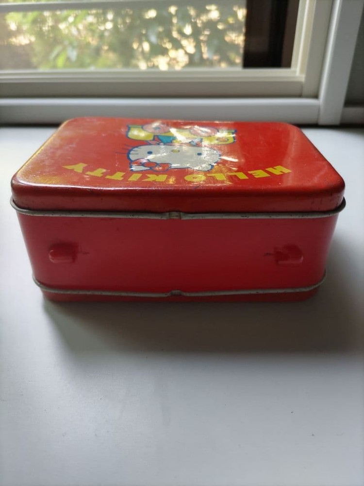 Showa Retro Hello Kitty Tin Can