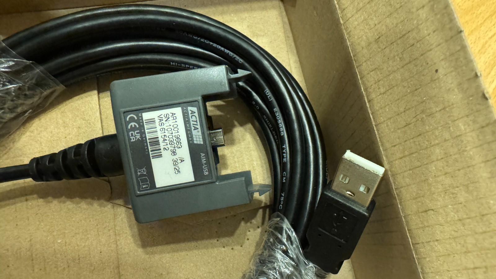 Genuine VW Audi VAG VAS 6154/12 Actia USB Cable Module for VAS Tester