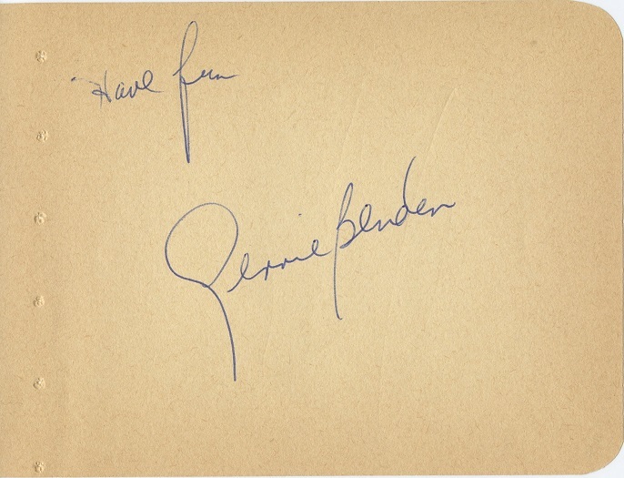 Vintage MYSTERY Autograph - 1959