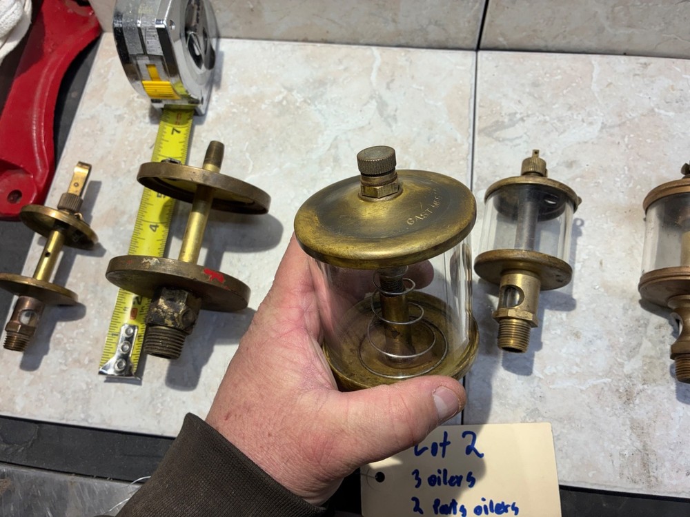 antique Engine unvented oiler hit miss Engine steam Engine antique eq