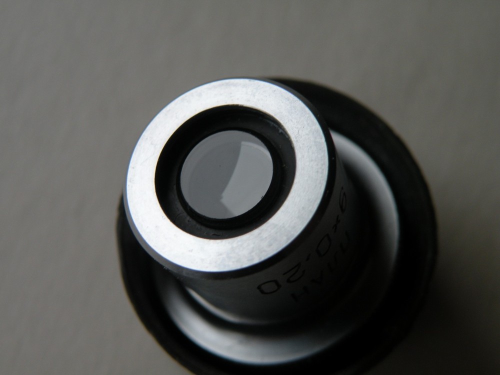 LOMO Planachromat objective PLAN 9x 0,20 microscope ZEISS