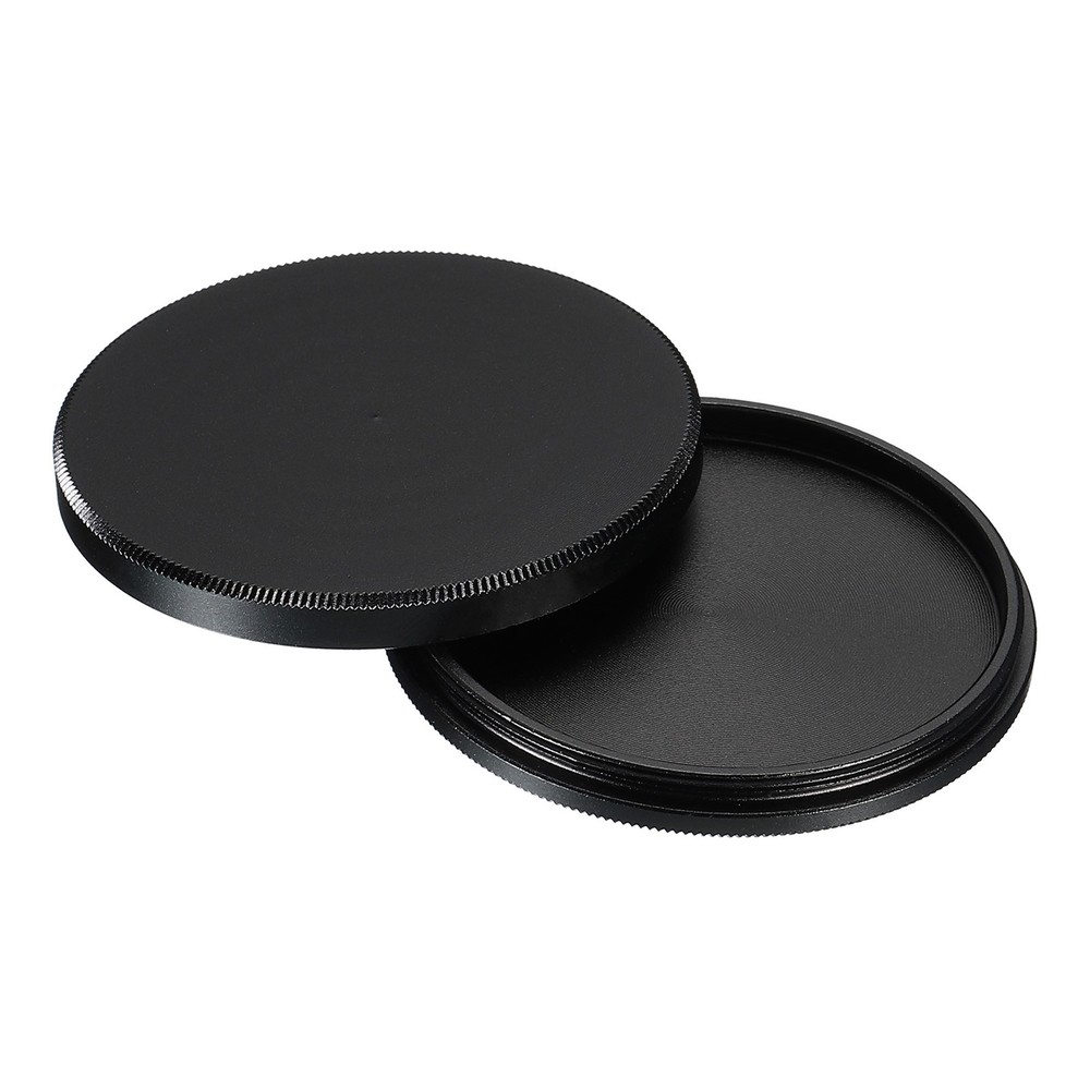 43mm Lens Filter Stack Cap Aluminum Alloy Circular Filter Stacks Black