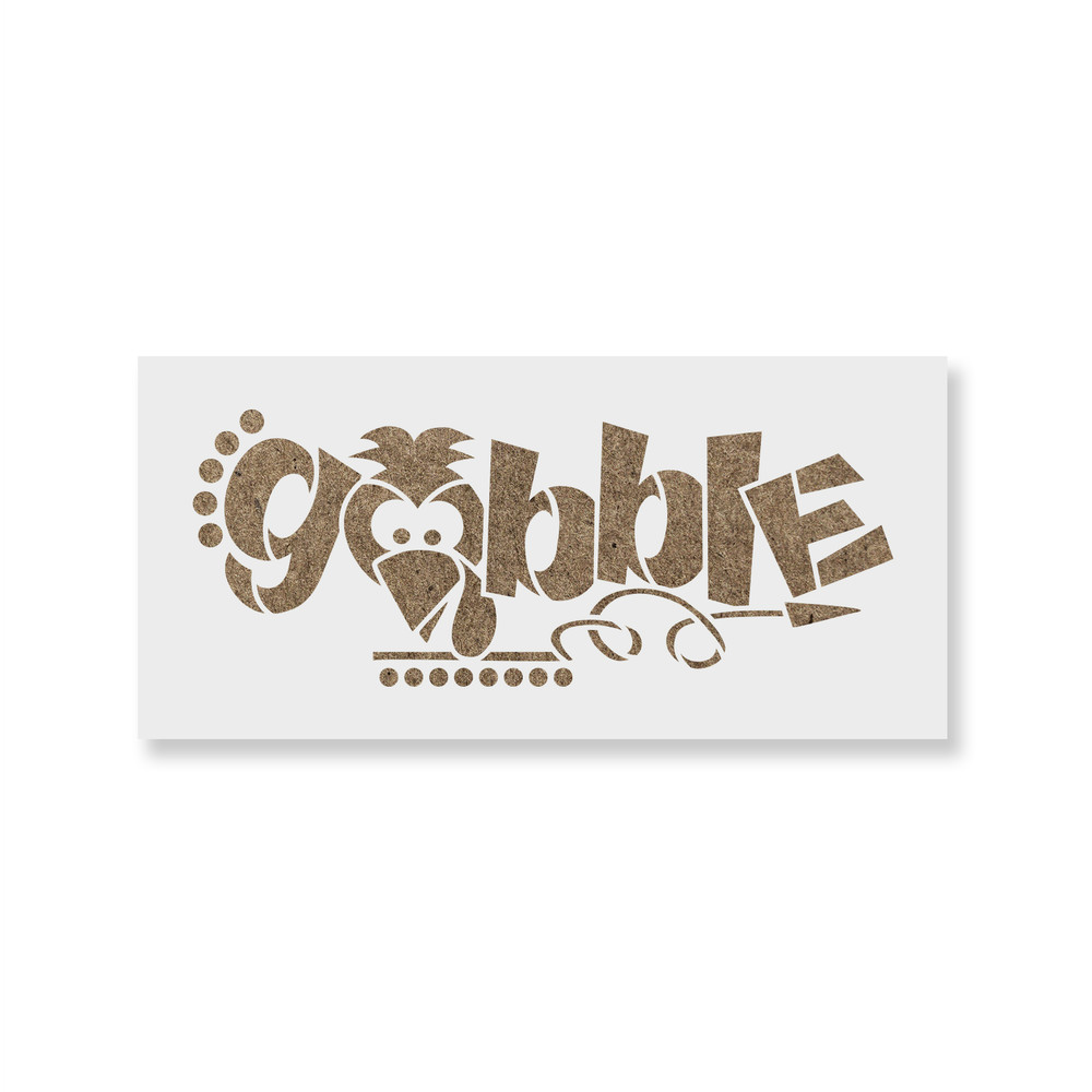 Gobble Stencil - Durable & Reusable Mylar Stencils