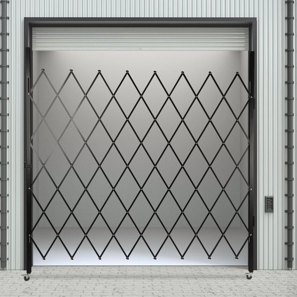 360° Folding Rolling Barricade Gate Security Gate Expanding Security Door 2.2*2m